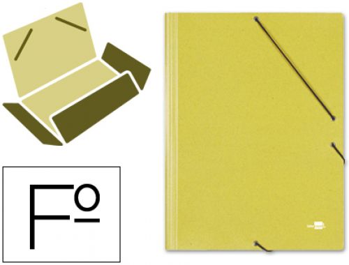 Pasta de elasticos liderpapel folio amarela , Liderpapel , 23813 , 8423473238138
